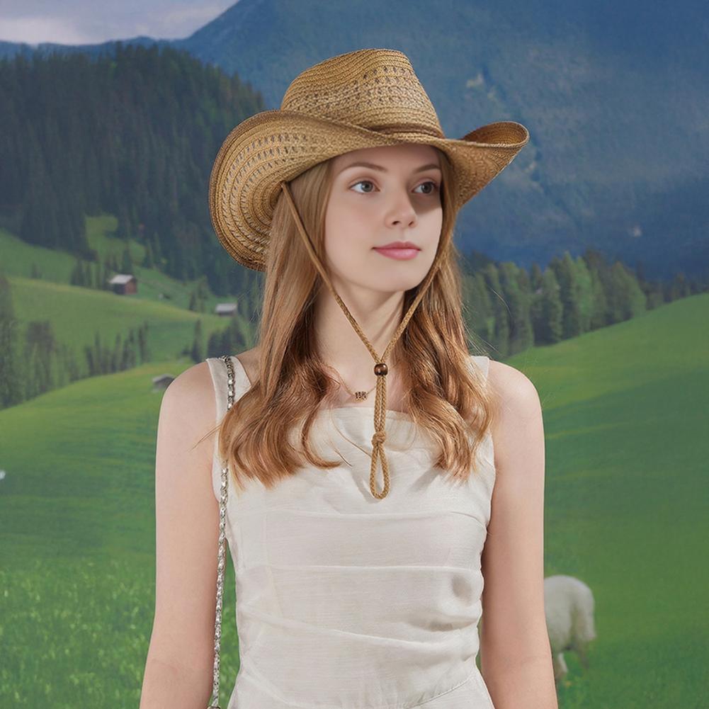 Cowboy Hat Straw - Straw Hat Men Women Spring Summer