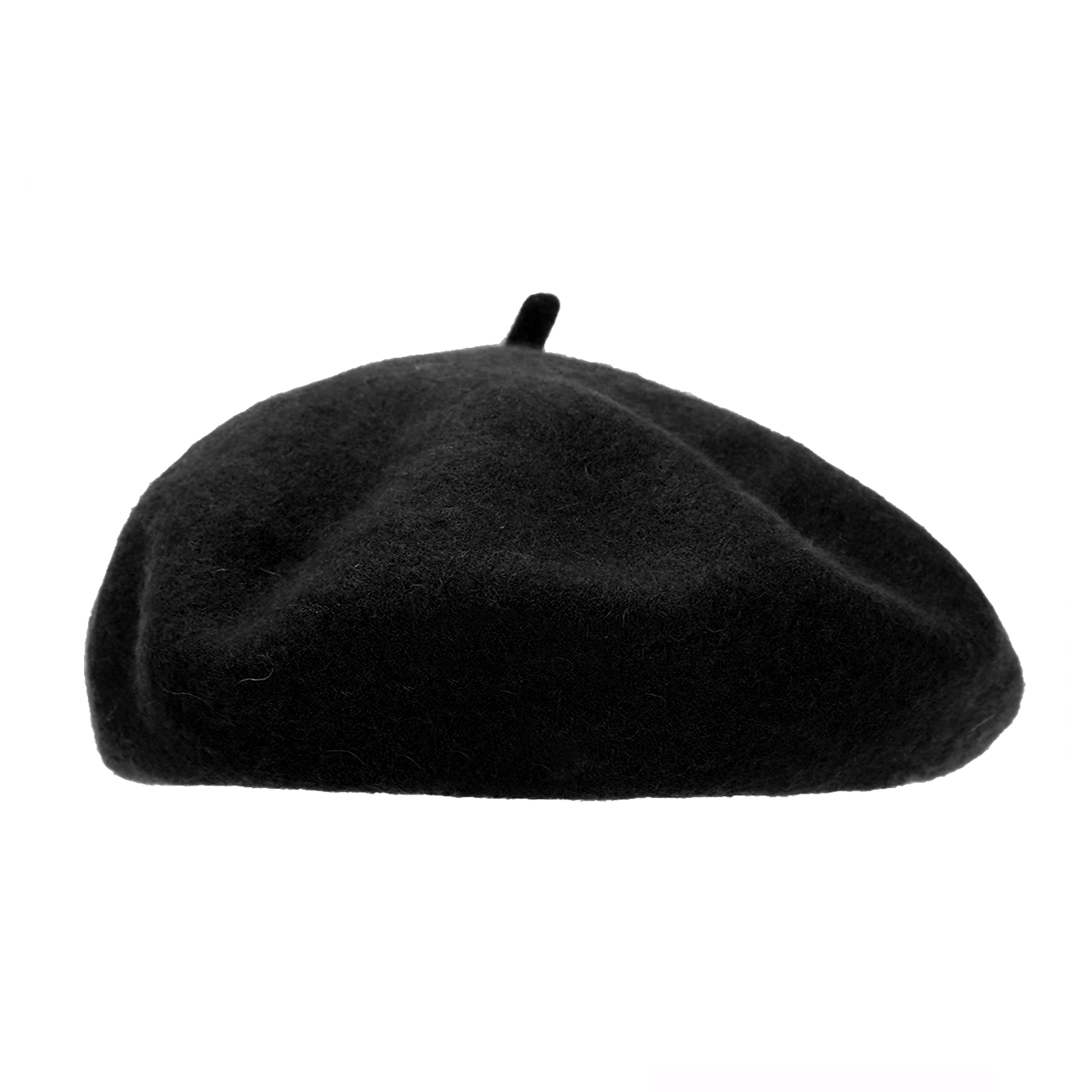 Beret French Wool - A solid-color wool beret for women–warm