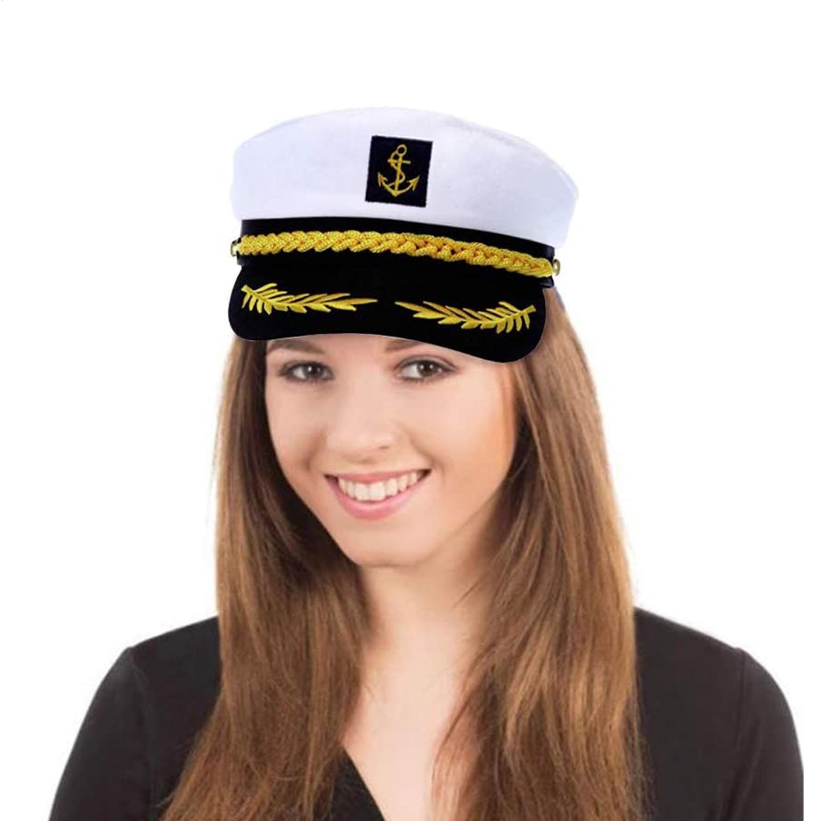 Adult Yacht-Sailor Captain Hat - огляд і ціна Snapback Hat Flat