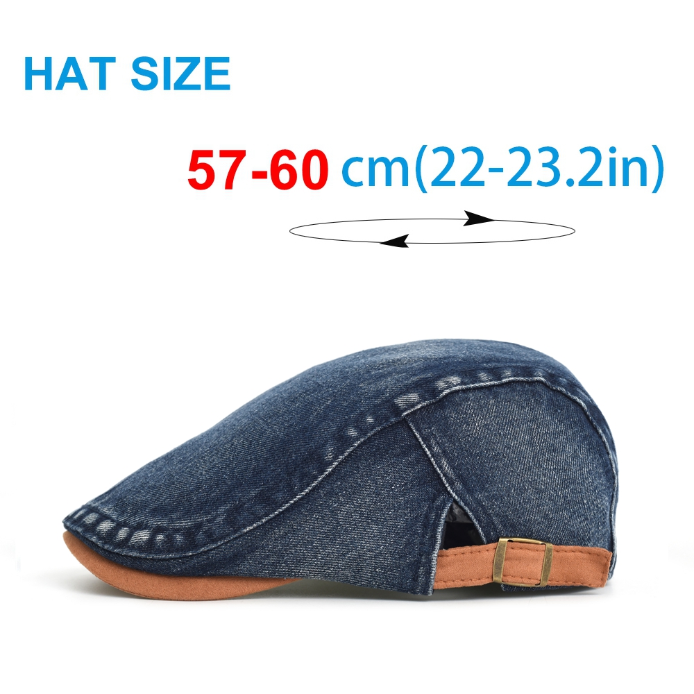 Four Seasons Washed Denim News - огляд і ціна Newsboy Cap Ivy