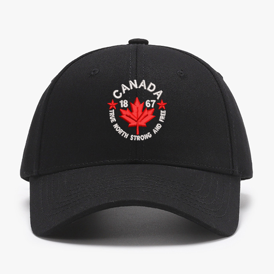 Embroidered Canada True North  - огляд і ціна Baseball Cap Structured