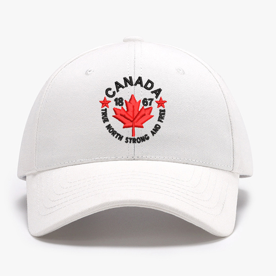 Embroidered Canada True North  - огляд і ціна Baseball Cap Structured