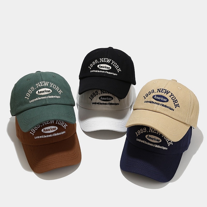 1989 New York Embroidered Base - огляд і ціна Dad Hat Cotton