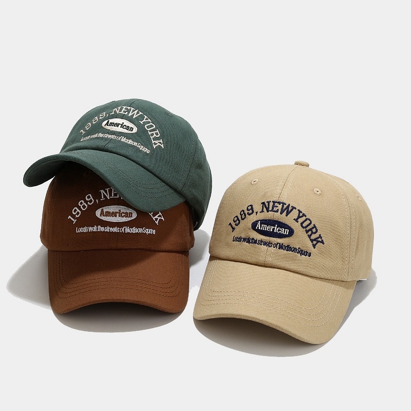 1989 New York Embroidered Base - огляд і ціна Dad Hat Cotton