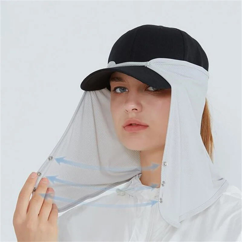 Quick Drying Fishing Cap Face  - огляд і ціна Visor Sun Hat