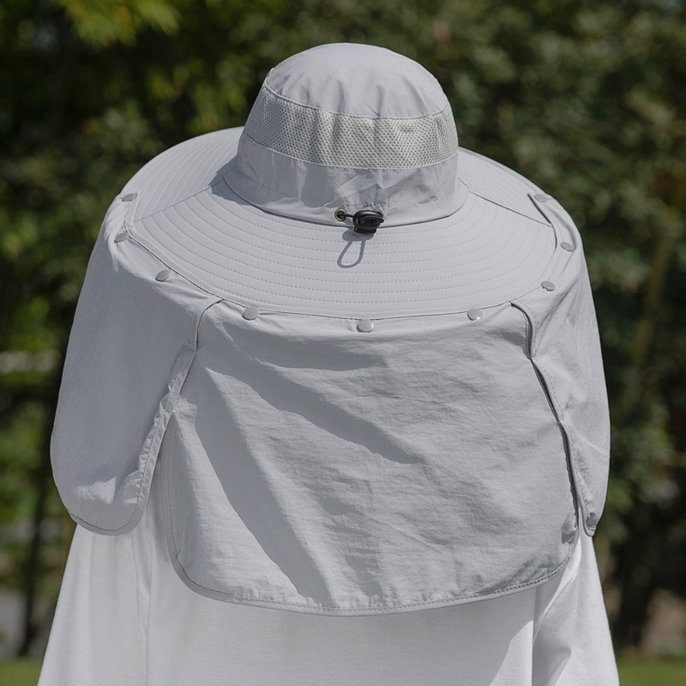 Simple Cloth Men Sun Hat Neck  - огляд і ціна Visor Sun Hat