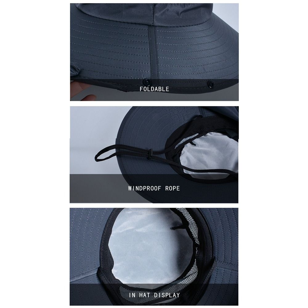 Simple Cloth Men Sun Hat Neck  - огляд і ціна Visor Sun Hat