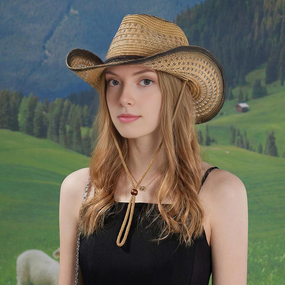 Straw Hat Men Women Spring Sum - огляд і ціна Cowboy Hat Straw