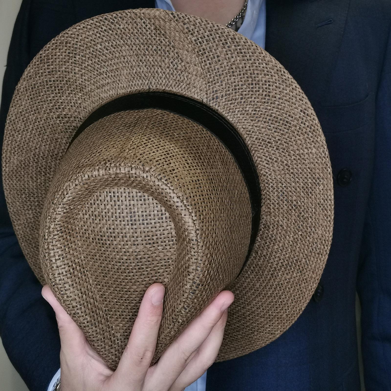 Men Summer Panama Straw Hat Na - огляд і ціна Cowboy Hat Straw