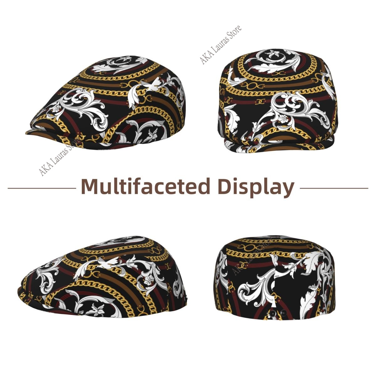 Newsboy Cap Gold Baroque Vinta - огляд і ціна Newsboy Cap Ivy