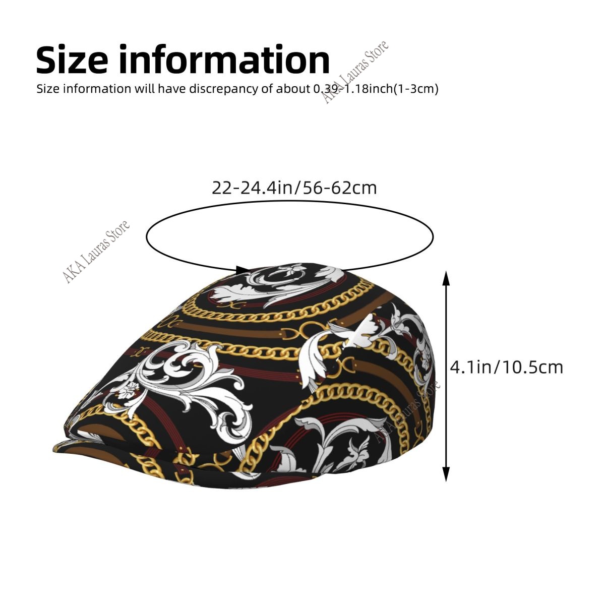 Newsboy Cap Gold Baroque Vinta - огляд і ціна Newsboy Cap Ivy