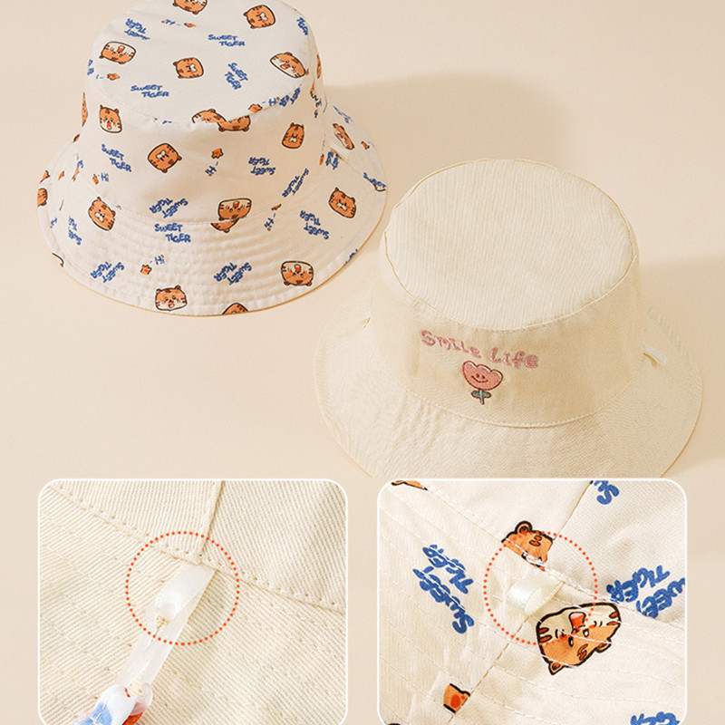 Letter Embroidered Baby Bucket - огляд і ціна Bucket Hat Cotton