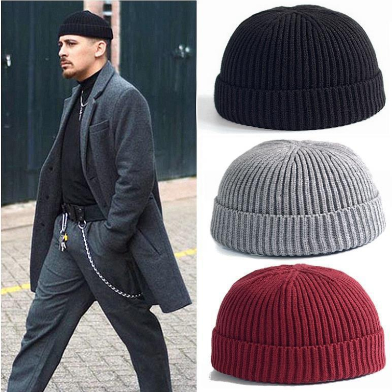 Winter Knitted Hat Warm Outdoo - огляд і ціна Beanie Cuffed Knit