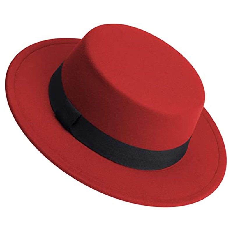 Men Women White Fedora Hat Fla - огляд і ціна Fedora Hat Wool
