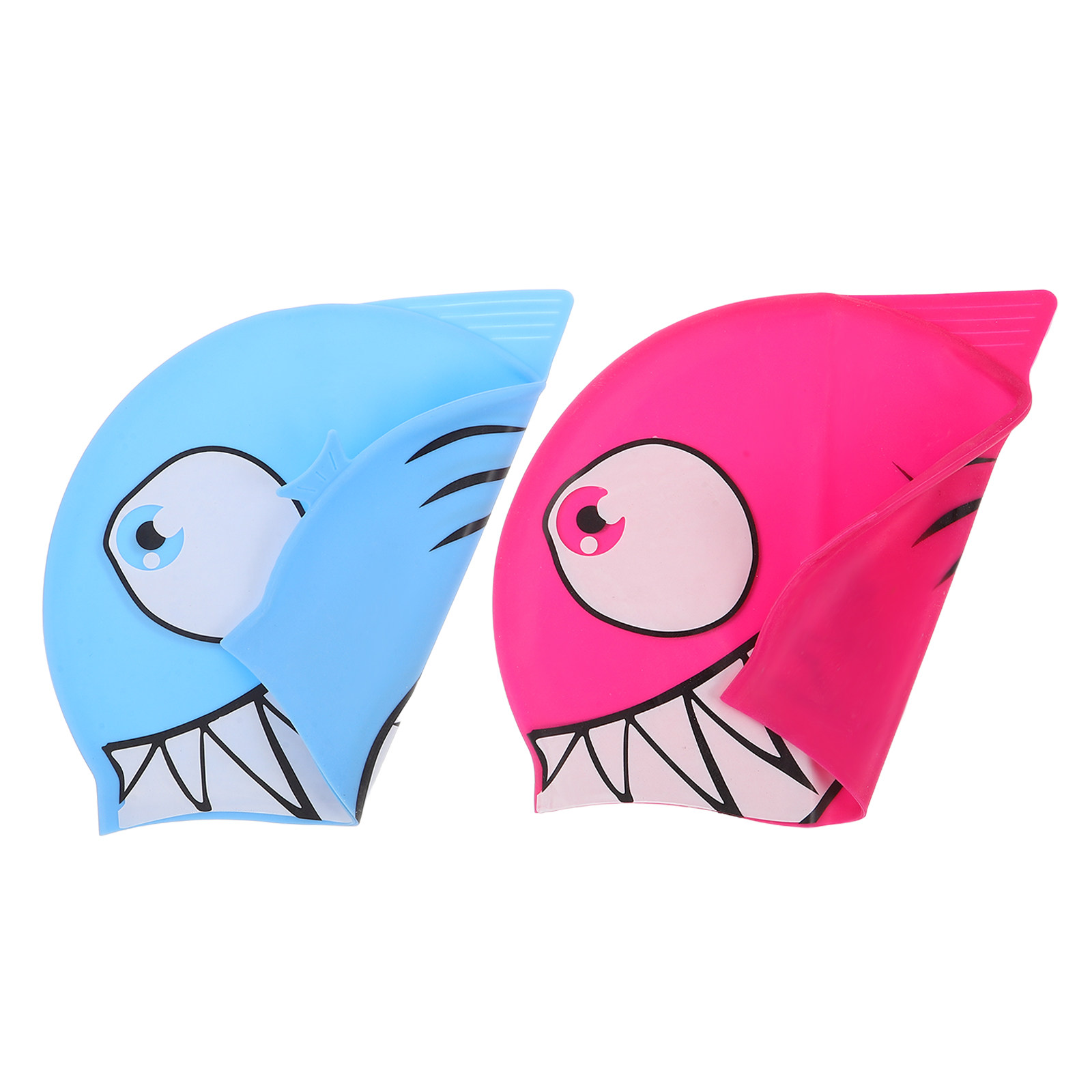 2Pcs Children Silicone Swim Ca - огляд і ціна Swim Hat Silicone
