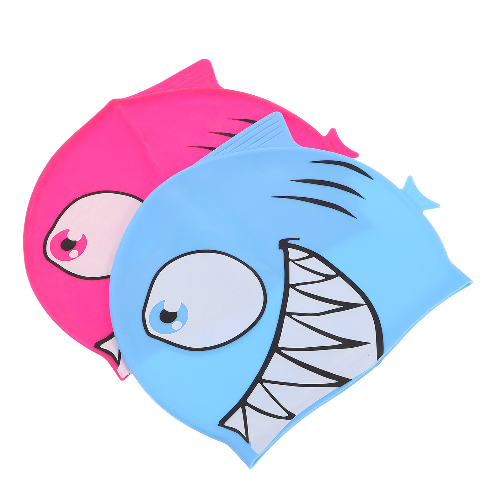 2Pcs Children Silicone Swim Ca - огляд і ціна Swim Hat Silicone