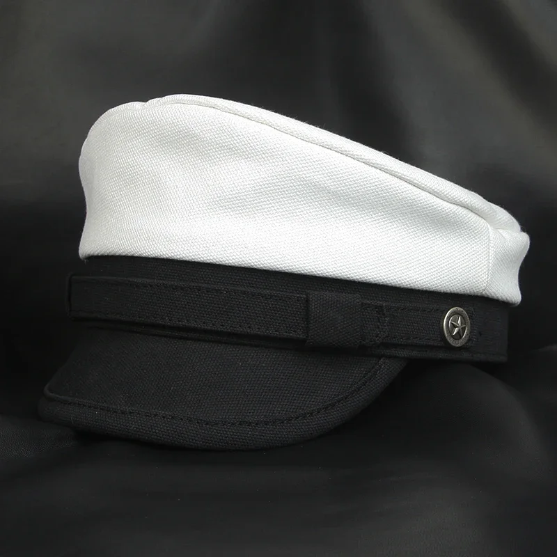 Women Navy Sailor Cap Fashion  - огляд і ціна Snapback Hat Flat