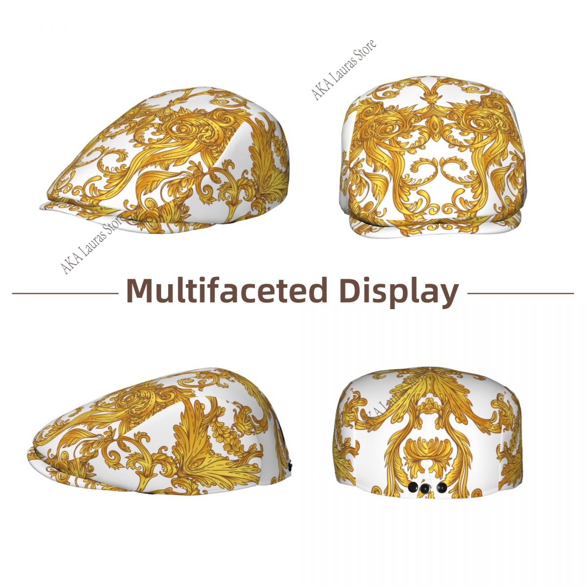 Newsboy Cap Golden Baroque Vin - огляд і ціна Newsboy Cap Ivy
