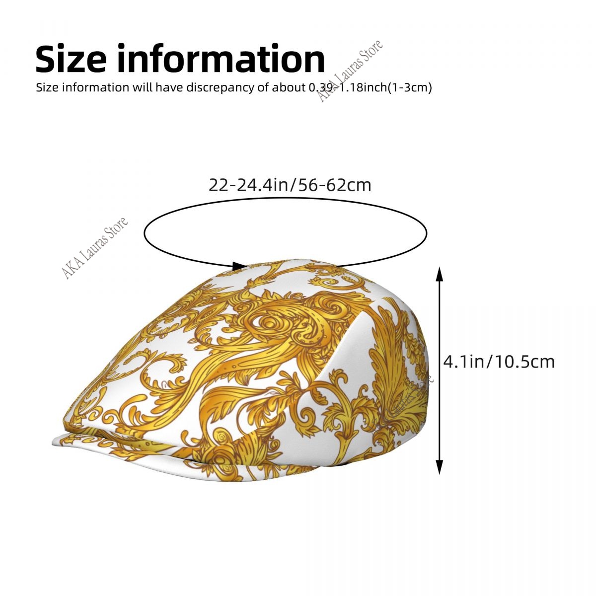 Newsboy Cap Golden Baroque Vin - огляд і ціна Newsboy Cap Ivy