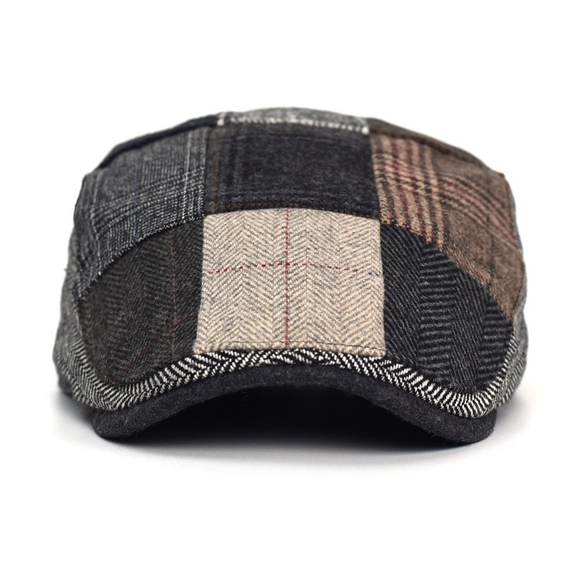 High-End Classic Men's Patchwo - огляд і ціна Newsboy Cap Ivy
