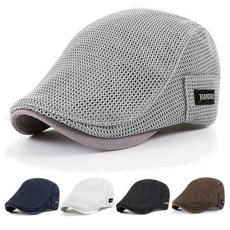 Mens Mesh Newsboy Beret Cabbie - огляд і ціна Newsboy Cap Ivy