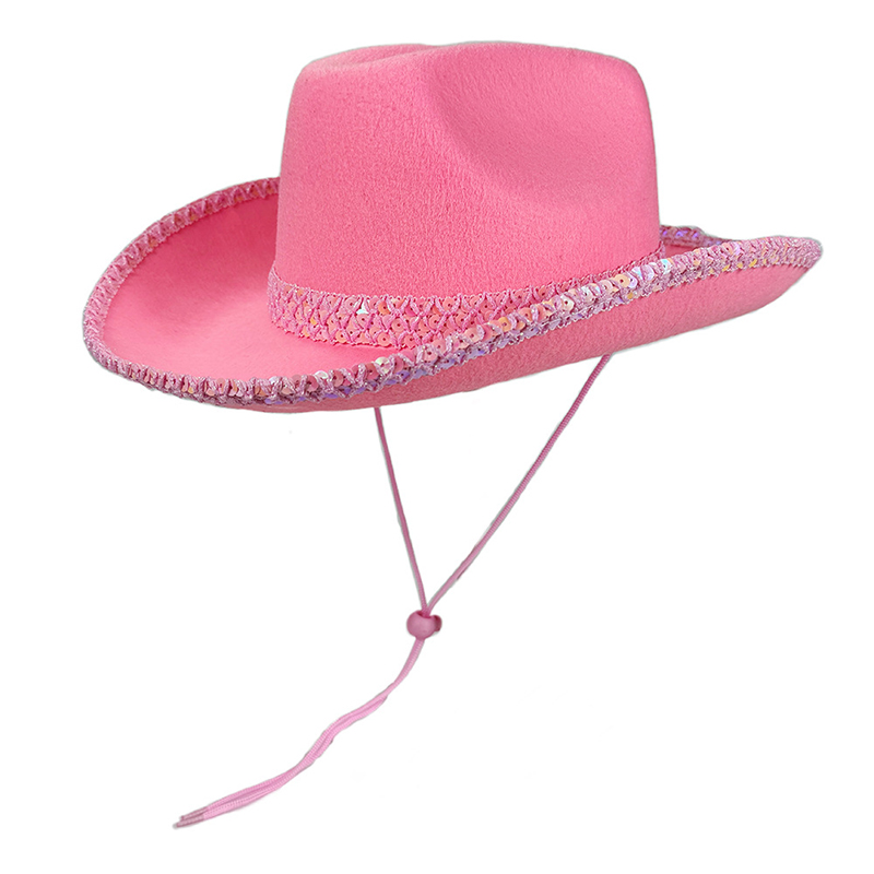 Women Men Sequin Cowgirl Hat S - огляд і ціна Sun Hat Wide Brim