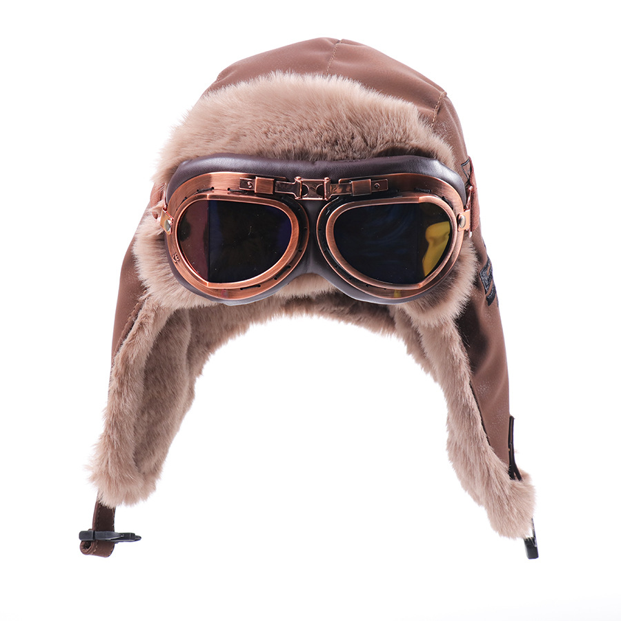 Men Women Vintage Harley Pilot - огляд і ціна Trapper Hat Ear Flap