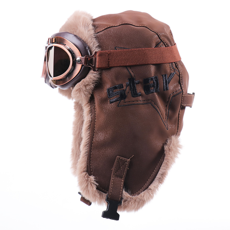 Men Women Vintage Harley Pilot - огляд і ціна Trapper Hat Ear Flap