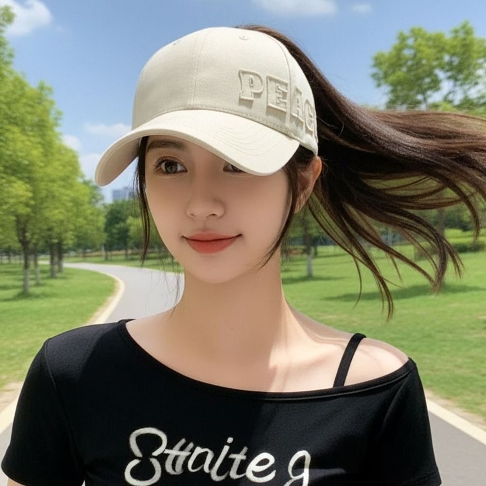 Fashion PEACE Embroidery Ponyt - огляд і ціна Baseball Cap Structured