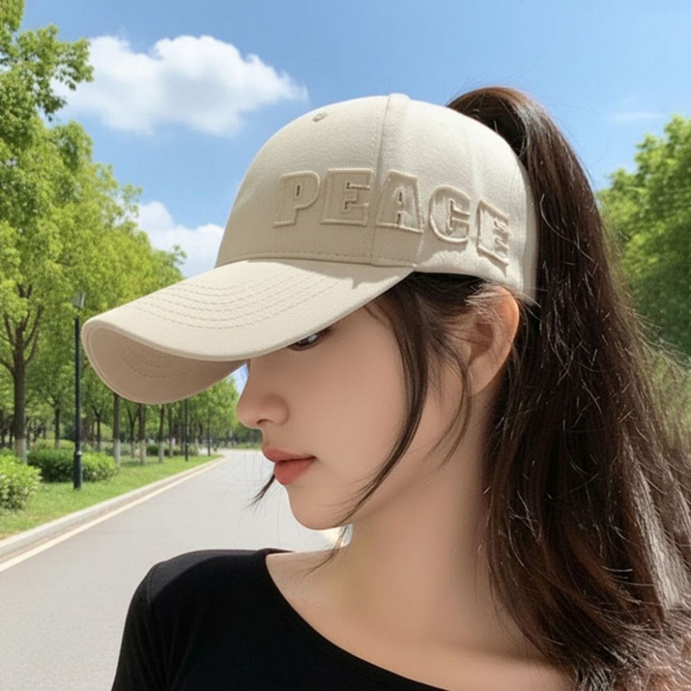 Fashion PEACE Embroidery Ponyt - огляд і ціна Baseball Cap Structured