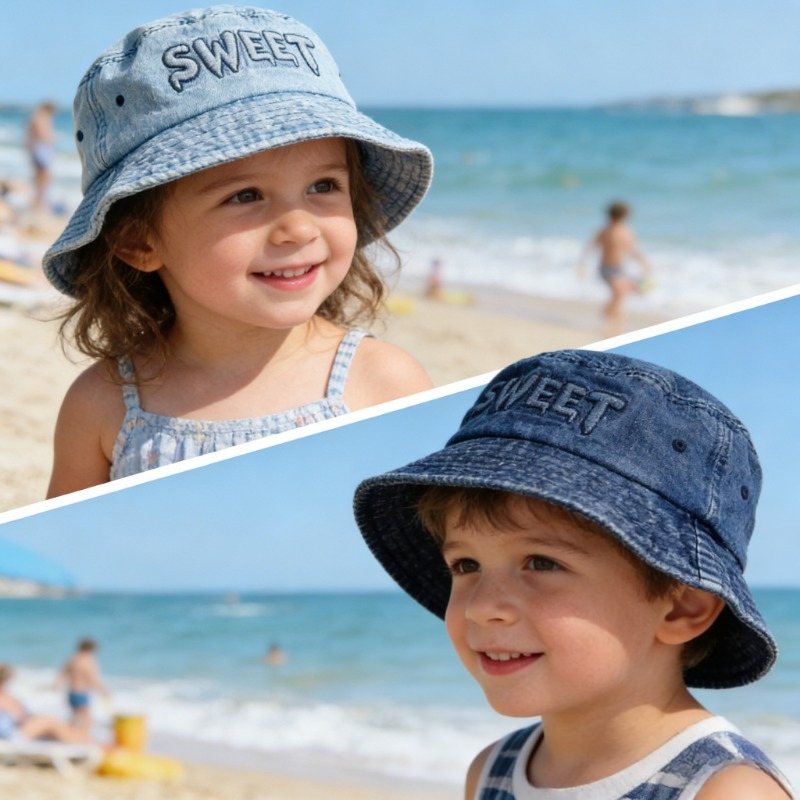 Japanese Retro Kids Bucket Hat - огляд і ціна Bucket Hat Cotton