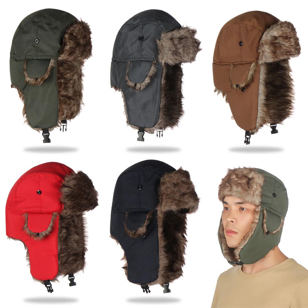 Warm Winter Fur Earflap Ski Ha - огляд і ціна Winter Trapper Hat