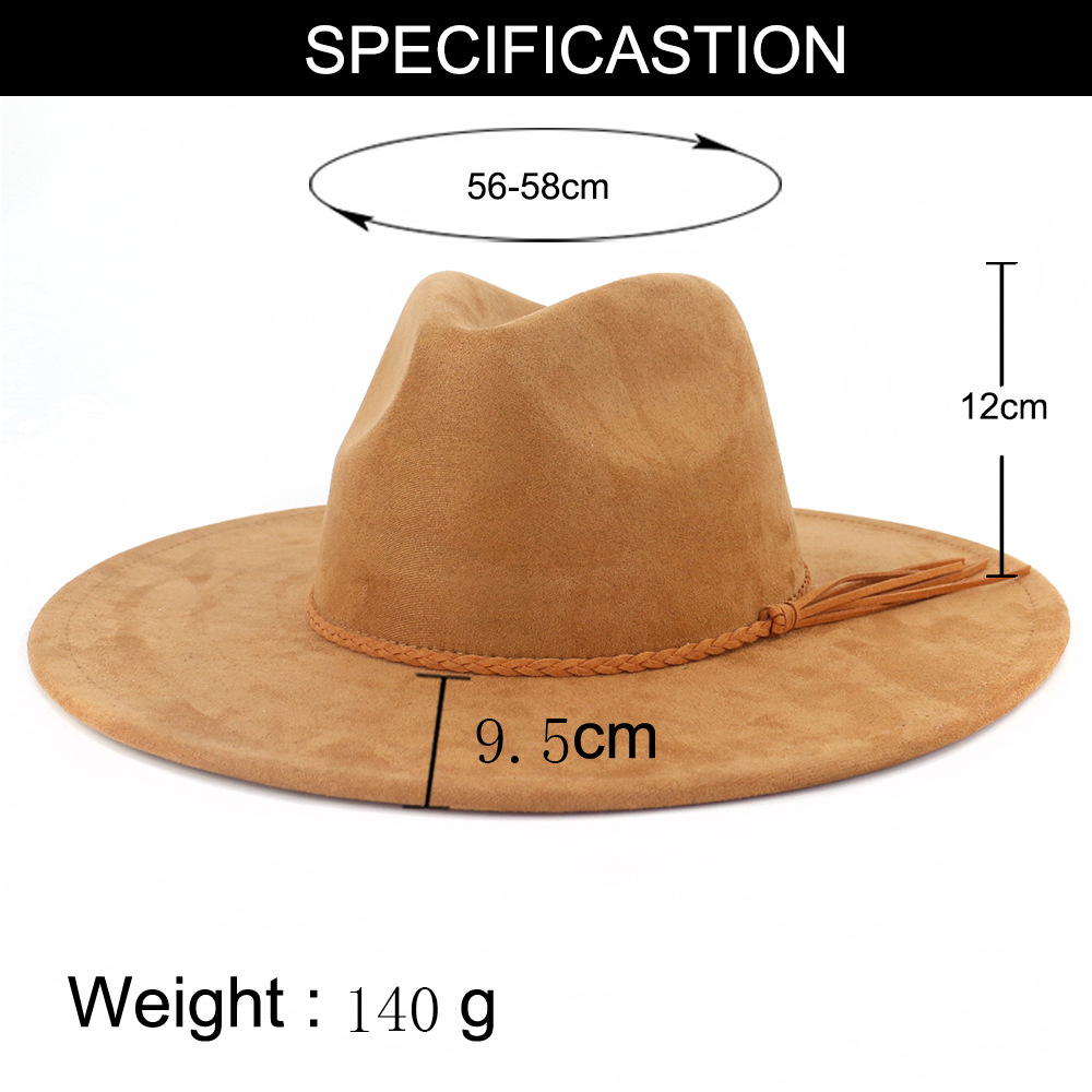 Vegan Suede Hat Teardrop shape - огляд і ціна Fedora Hat Wool