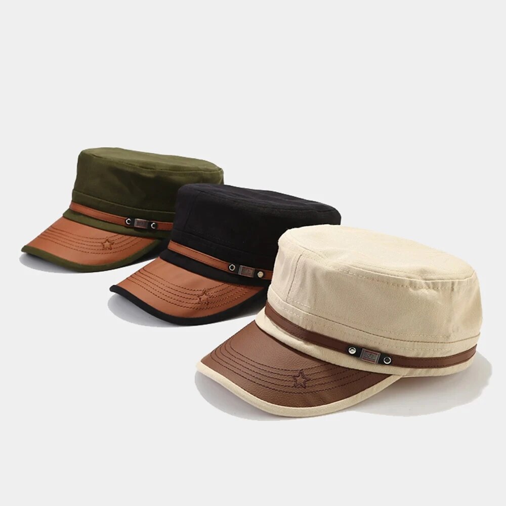 Casual Cadet Hat Man Flat Top  - огляд і ціна Dad Hat Cotton