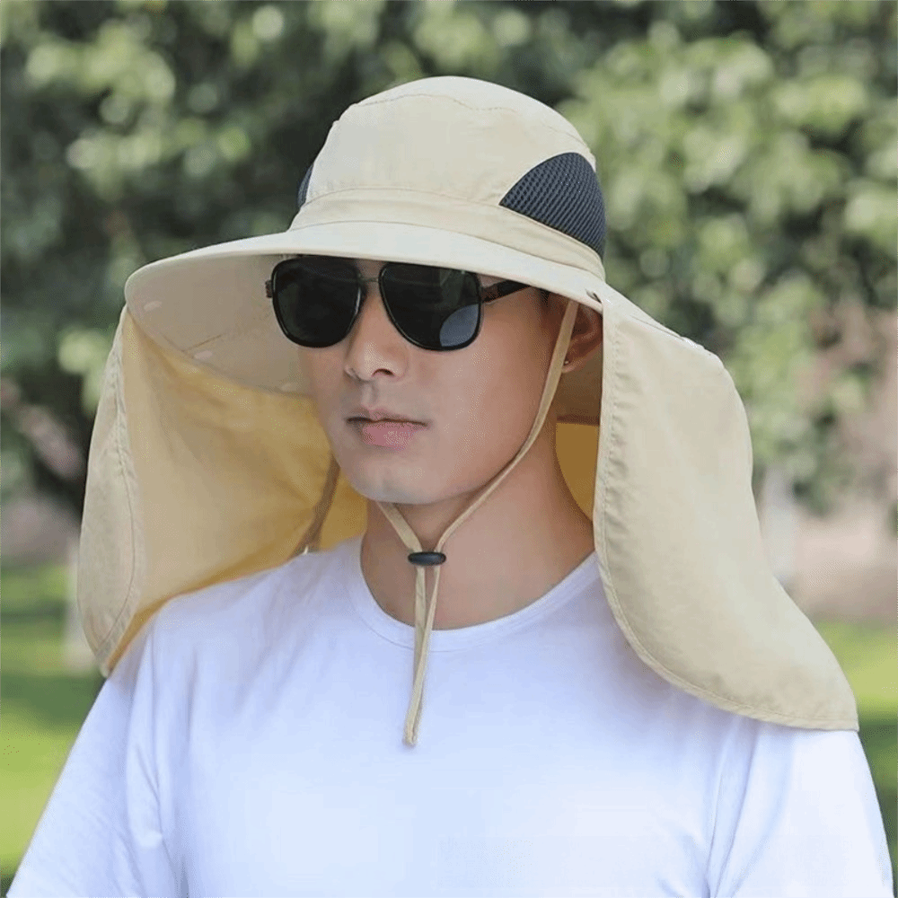 Removable Cloth Men Sun Hat Bi - огляд і ціна Visor Sun Hat