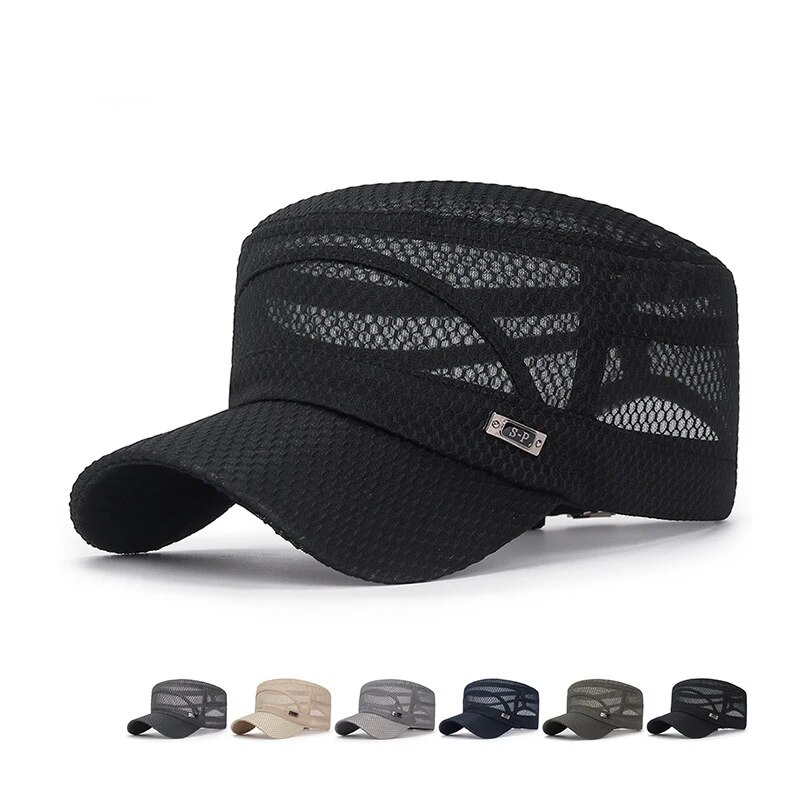 New Iron Label Full Net Breath - огляд і ціна Snapback Hat Flat