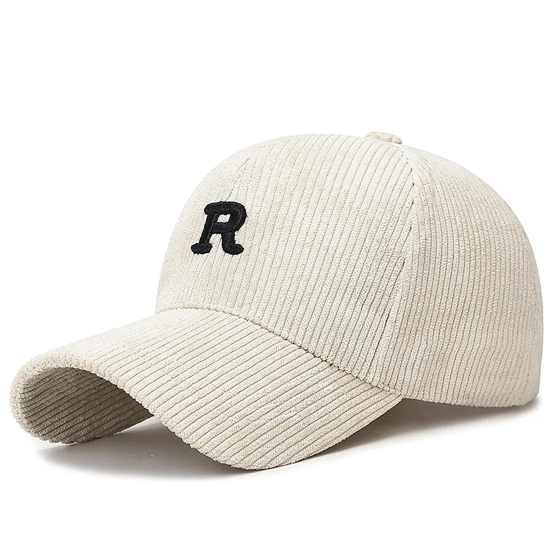 Solid Color Corduroy Baseball  - огляд і ціна Baseball Cap Structured