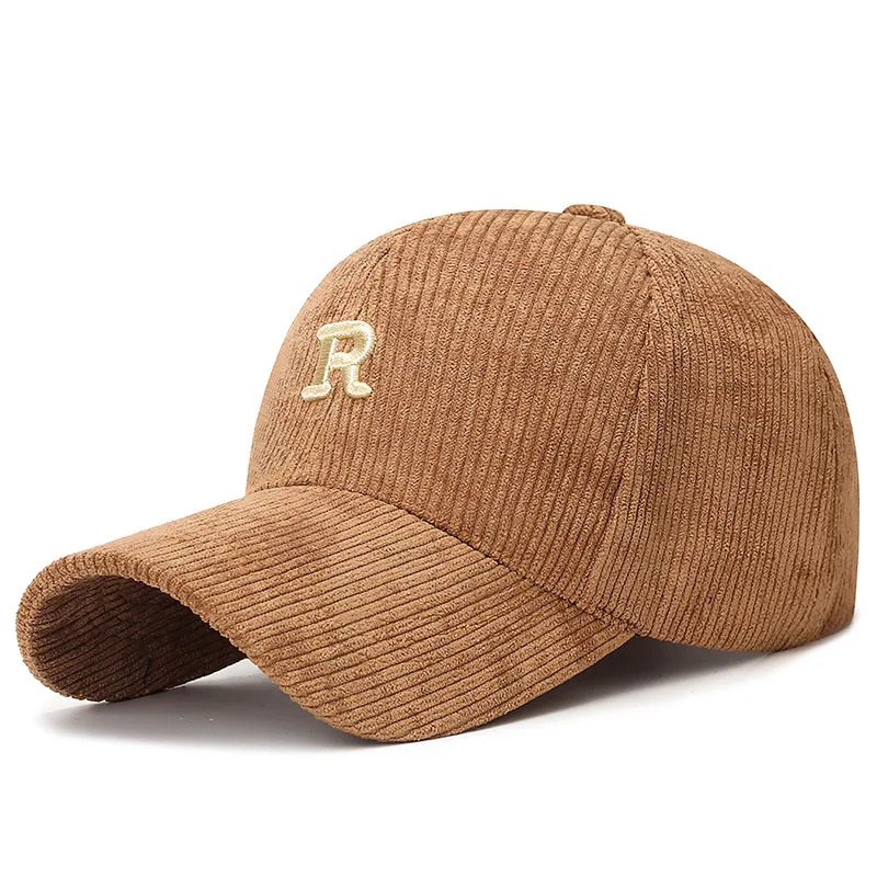 Solid Color Corduroy Baseball  - огляд і ціна Baseball Cap Structured