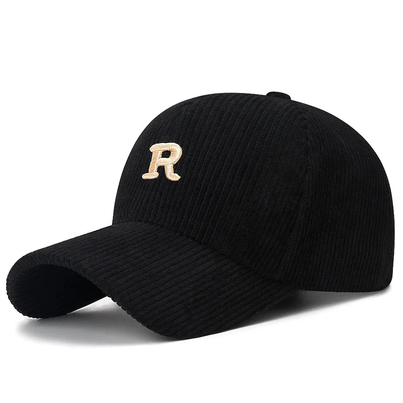 Solid Color Corduroy Baseball  - огляд і ціна Baseball Cap Structured