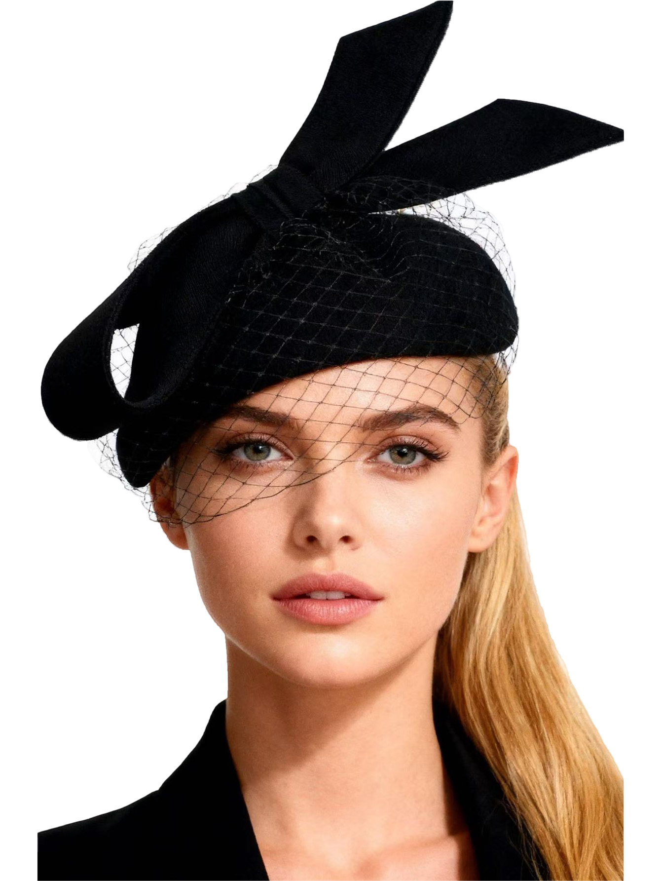 French White Beret Fascinator  - огляд і ціна Beret French Wool