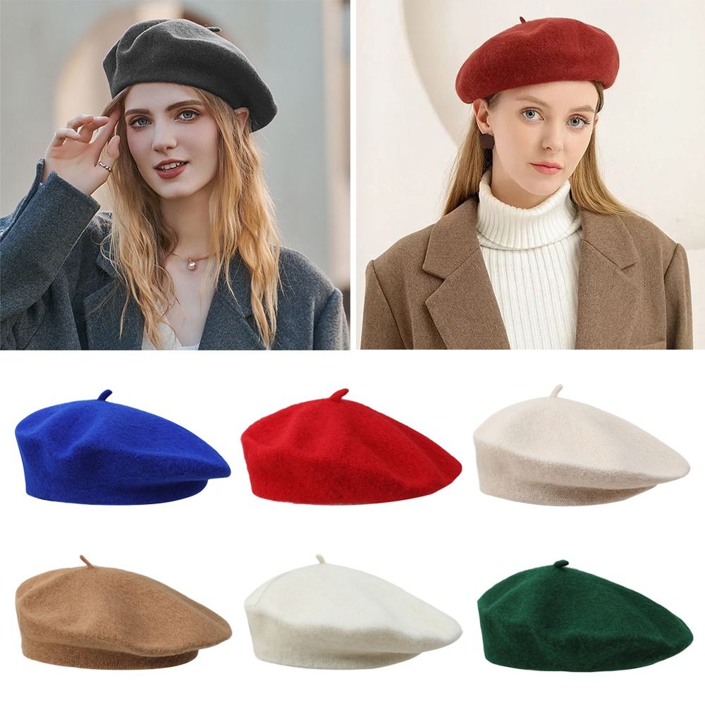 New Unisex Uniform Cap Men Wom - огляд і ціна Beret French Wool