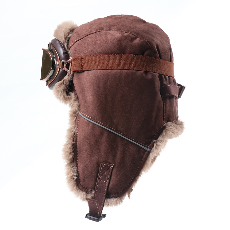 Vintage Aviator Hat with Goggl - огляд і ціна Winter Trapper Hat